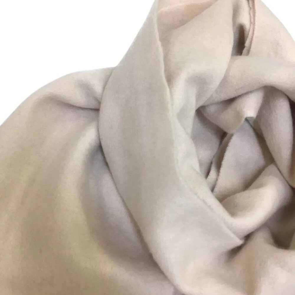 804193BG (S2) Chloe Scarf Beige Silk - Picture 6 of 9